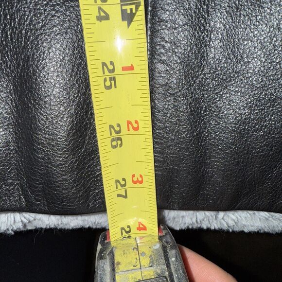 Vintage 90s Wilsons black Leather Maxima Leather Jacket - large - Picture 10 of 12